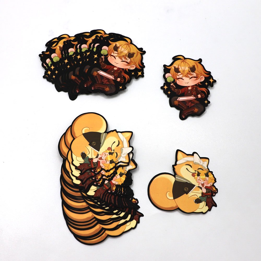 Custom Printing Die Cut Vinyl Stickers,Adhesive Waterproof Pvc Label Company Logo Design Cartoon Stickers
