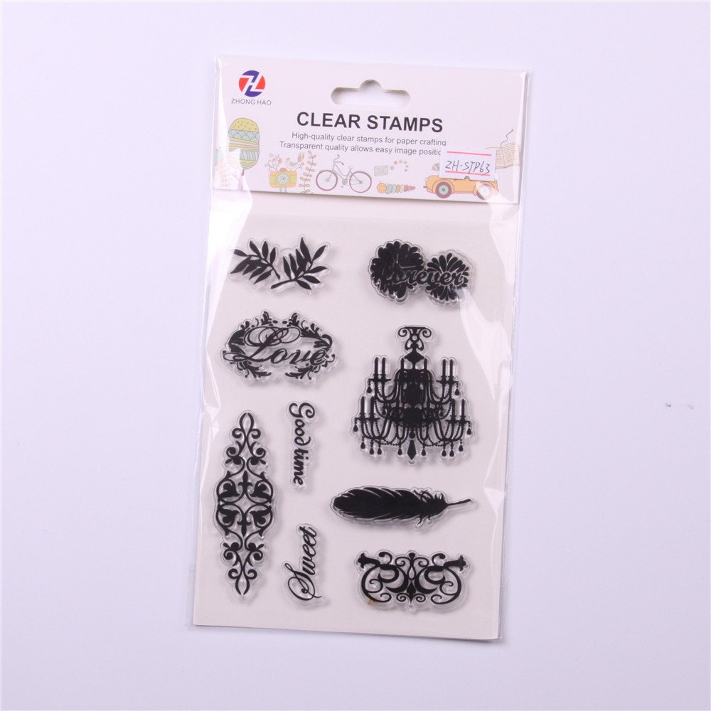 New Arts Manufacturer Wholesale Customized Promotional Diy Unique Design Silicone Pvc Acrylic Clear Stamps For Kids