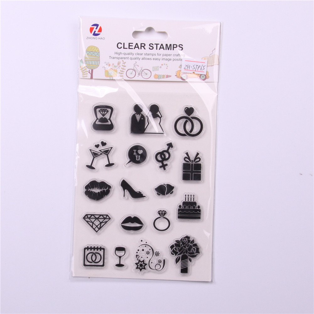 New Arts Manufacturer Wholesale Customized Promotional Diy Unique Design Silicone Pvc Acrylic Clear Stamps For Kids