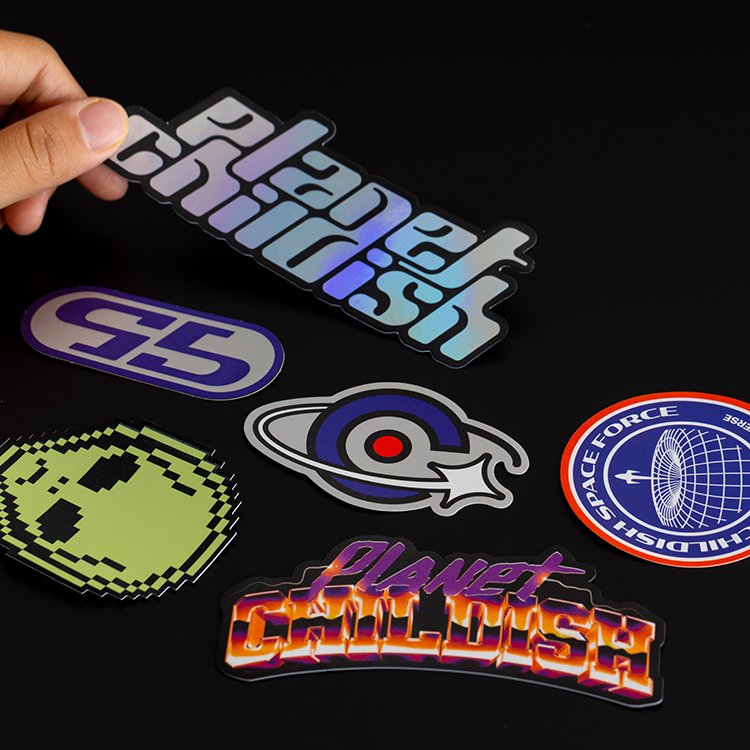 Custom Design Die Cut Waterproof Cartoon Sticker For Laptop Vinyl Adhesive Print diecut Advertising Stickers For Child