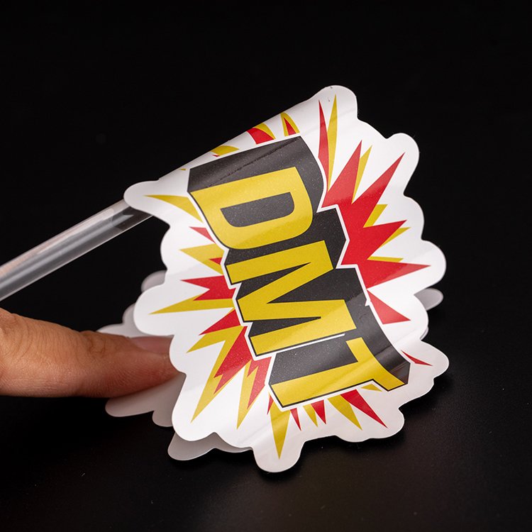 Custom Design Die Cut Waterproof Cartoon Sticker For Laptop Vinyl Adhesive Print diecut Advertising Stickers For Child