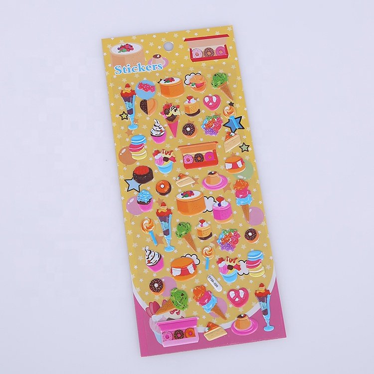 Cartoon Three-Dimensional Stickers With A Variety Of Patterns To Choose From