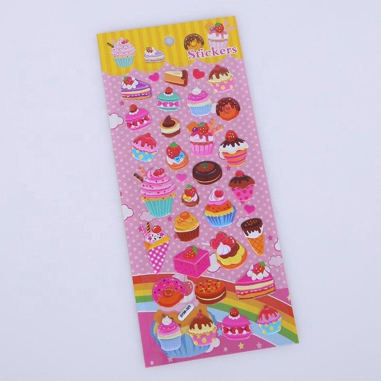 Cartoon Three-Dimensional Stickers With A Variety Of Patterns To Choose From