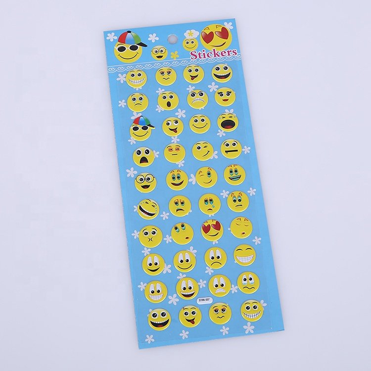 Cartoon Three-Dimensional Stickers With A Variety Of Patterns To Choose From