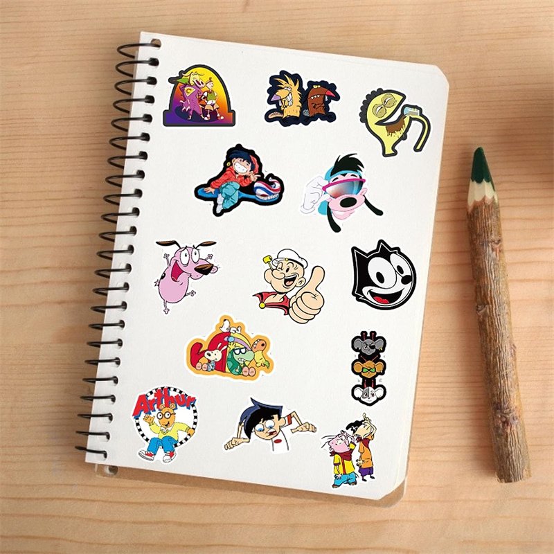 Custom Printing Vinyl Christmas Window Sticker Journal Anime Stickers