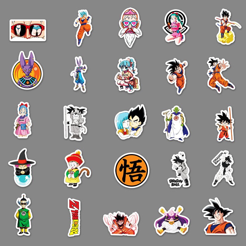 Factory design custom stickers hot cute anime character waterproof stickers