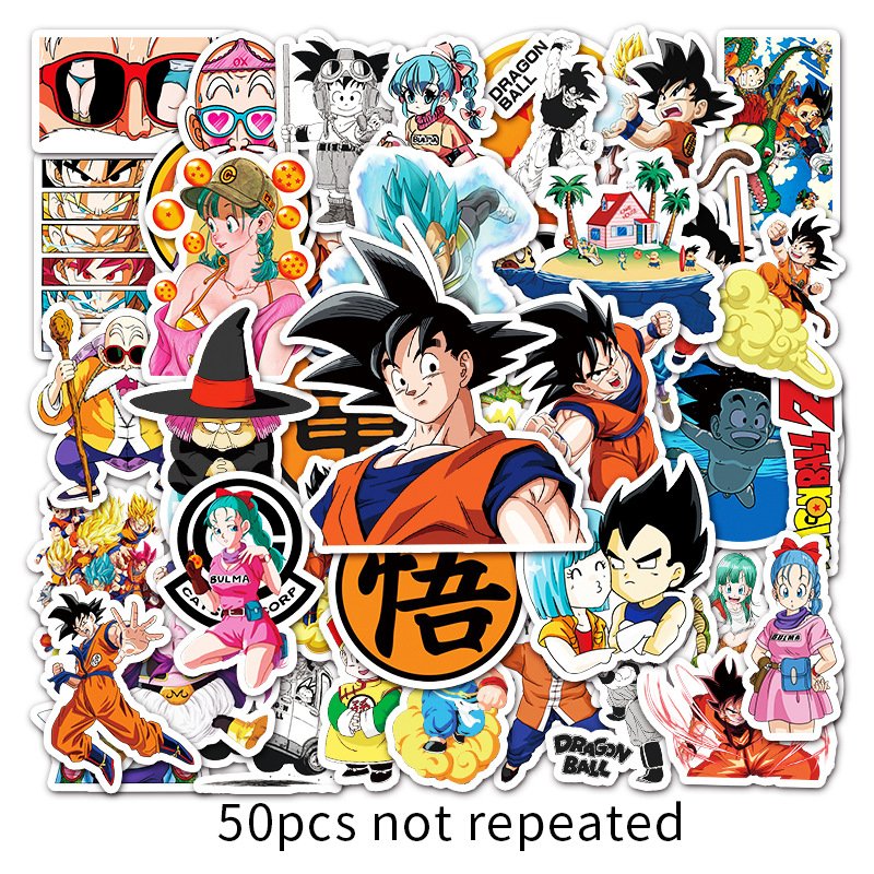 Factory design custom stickers hot cute anime character waterproof stickers