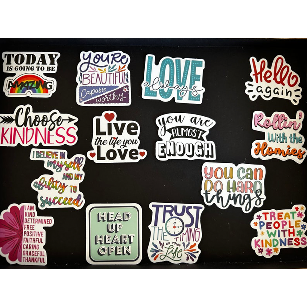 Cartoons Sticker Custom Mixed Style Vinyl Adhesive Window Wall Decorative Cartoons Sticker Sheets