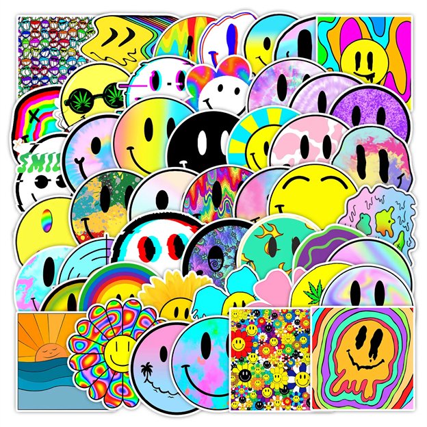50 Ready Ship Custom Printing Diy Kid Stickers Pvc Cartoon Stickers Kindergarten Reward Mobile Phone Decoration Labels Stickers
