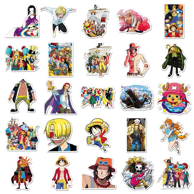 50pcs Wholesale Price Cartoon Manga Anime Stickers Waterproof Decoration Luggage Custom Sticker