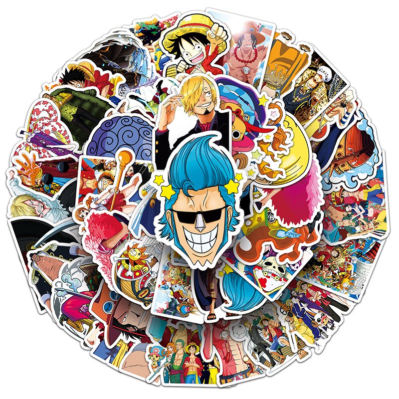 50pcs Wholesale Price Cartoon Manga Anime Stickers Waterproof Decoration Luggage Custom Sticker