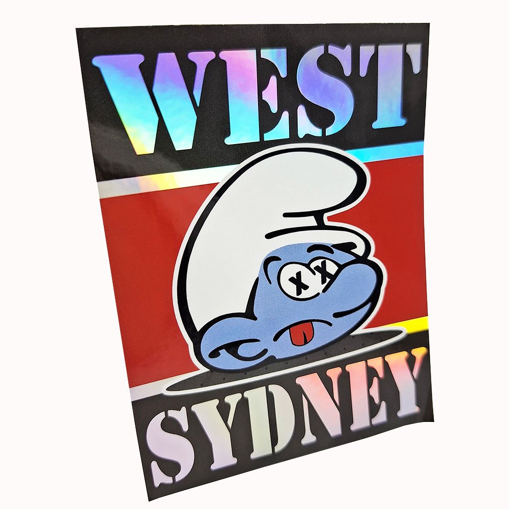 Custom Laser Holographic Cartoon Die-cut Label Waterproof Sticker Label Cartoon Sticker