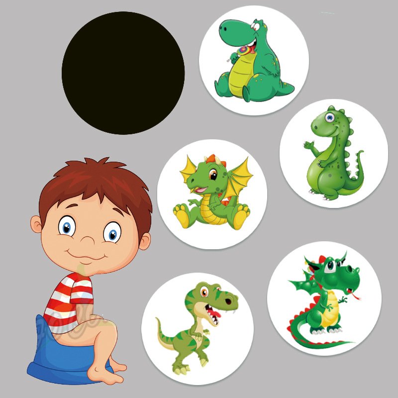 Cartoon Temperature-sensitive Color-changing Stickers for Children Urine Science Training Stickers