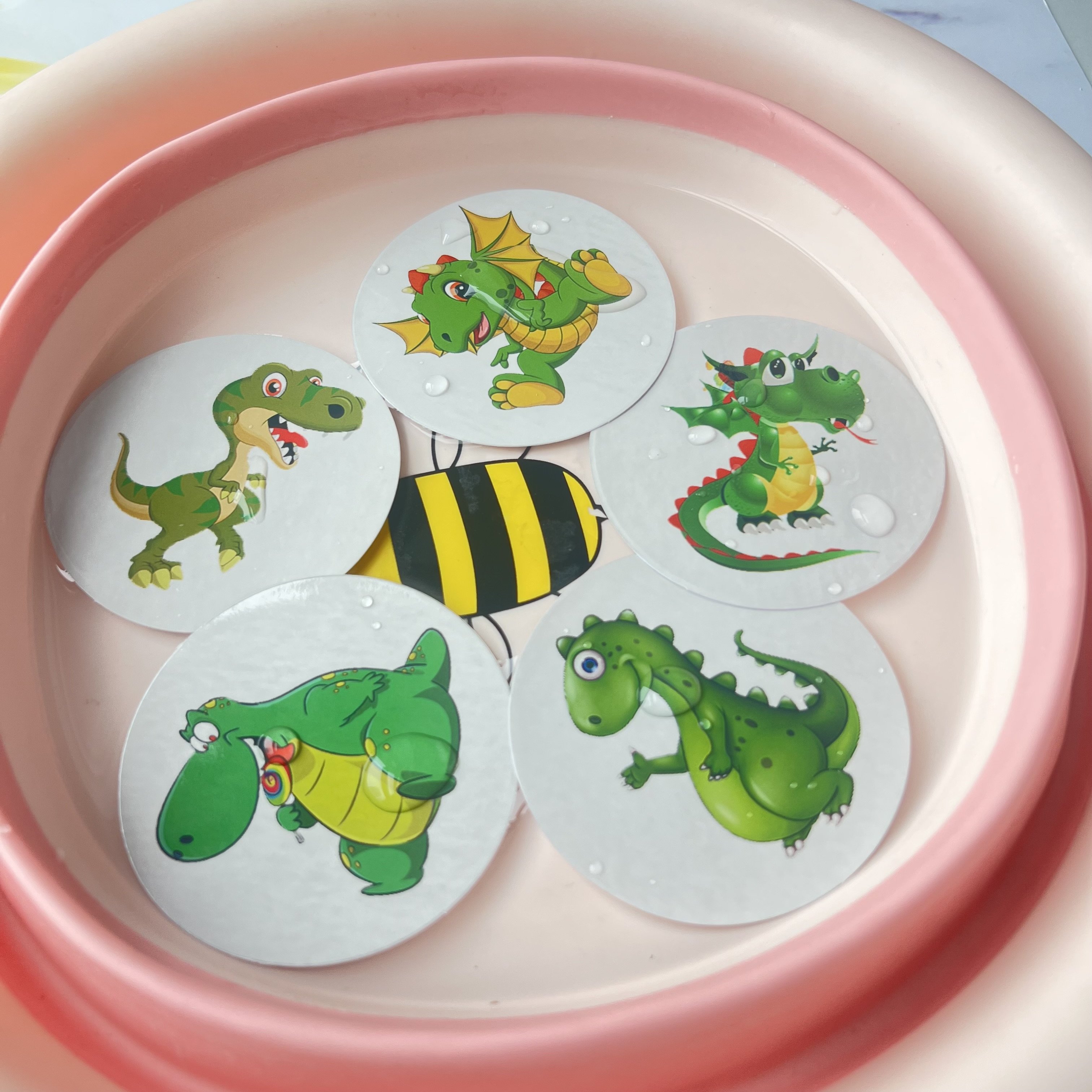 Cartoon Temperature-sensitive Color-changing Stickers for Children Urine Science Training Stickers