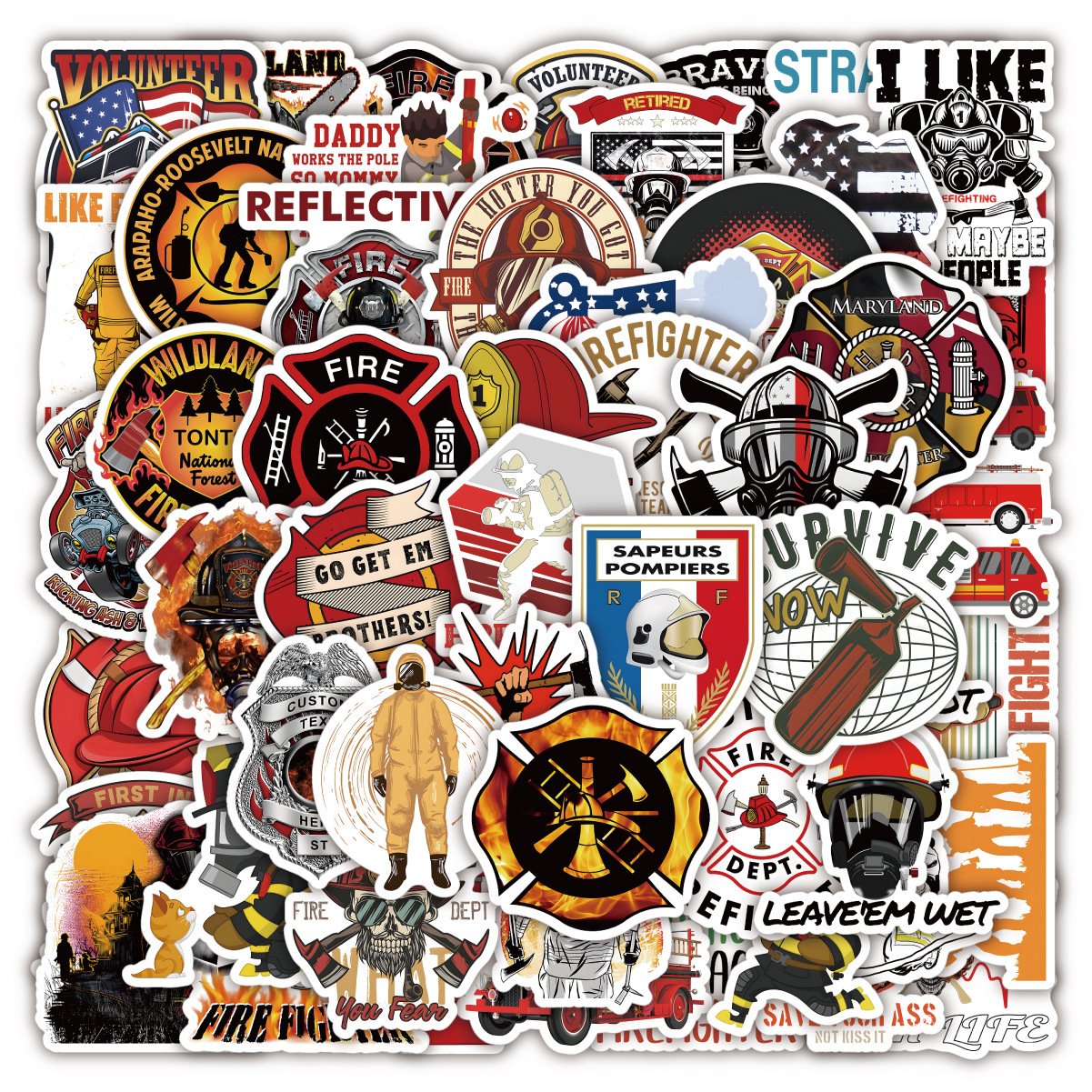 Hard Hat Stickers Welding worker electrician graffiti sticker waterproof safety helmet sticker wholesale custom