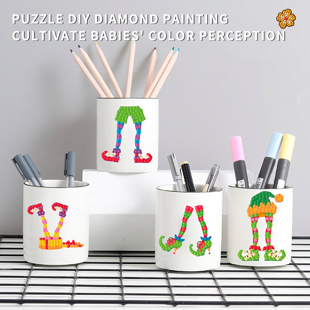 Customizable 3D handmade creative cartoon clown puzzle children's diamond painting with customizable patterns