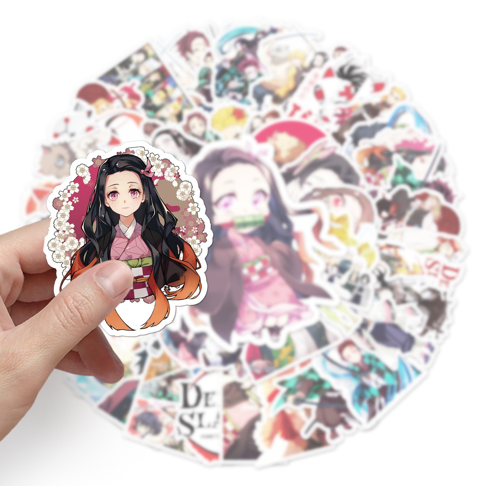 Custom sticker printing die cut decal stickers hologram Laser Vinyl Waterproof Anime Cartoon Holographic Stickers