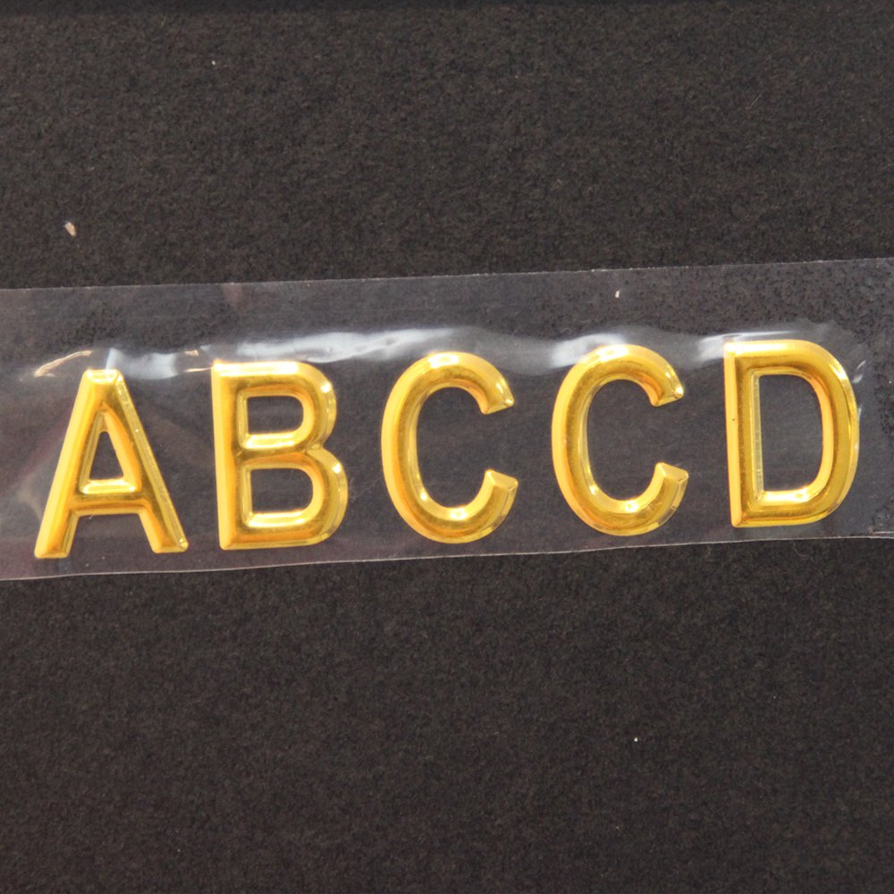 Custom Logo Printed Uv Transfer Transparent Metal Nickel 3D Sticker Self Adhesive Luxury Heat Gold Nickel Sticker Logo Label