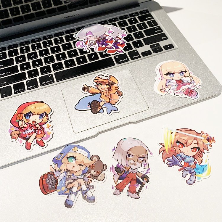 Cartoon Sticker Waterproof For Laptop Moto Skateboard Luggage Guitar Decal Toy Stickers