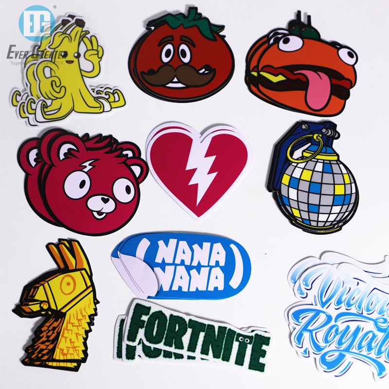 Custom Self Adhesive Vinyl Sticker UV Proof Cute Cartoon Car Stickers