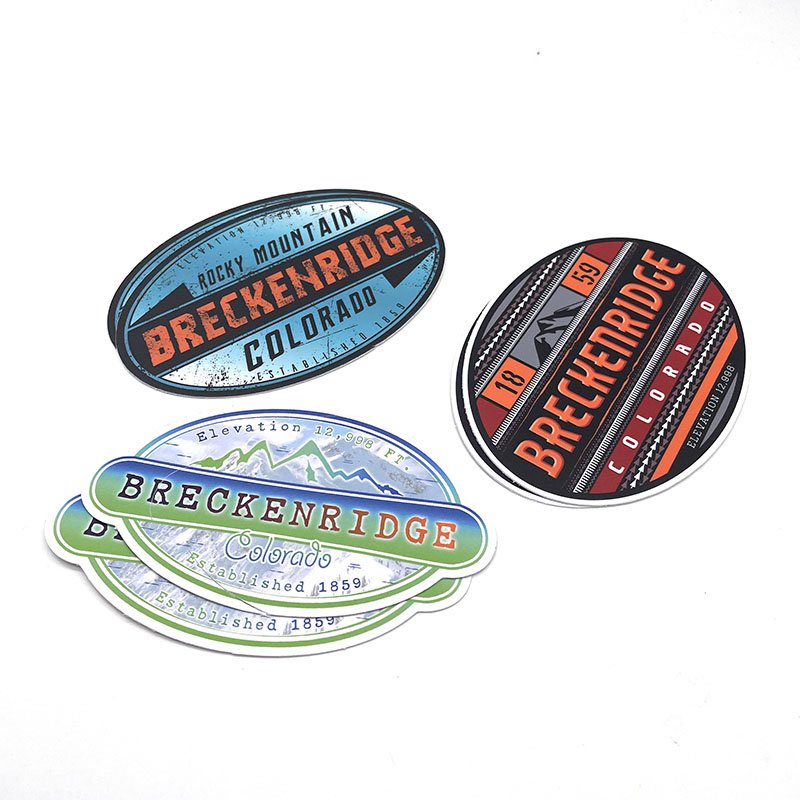 Custom Printing Waterproof Vinyl Die Cut Stickers Cute Cartoon Adhesive PVC Label Sticker