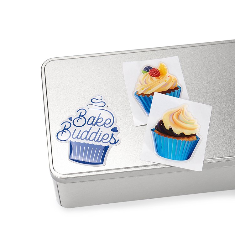 Custom printing pvc vinyl adhesive waterproof logo light trendy stickers 3d domed sticker 3d drip glue die cut sticker