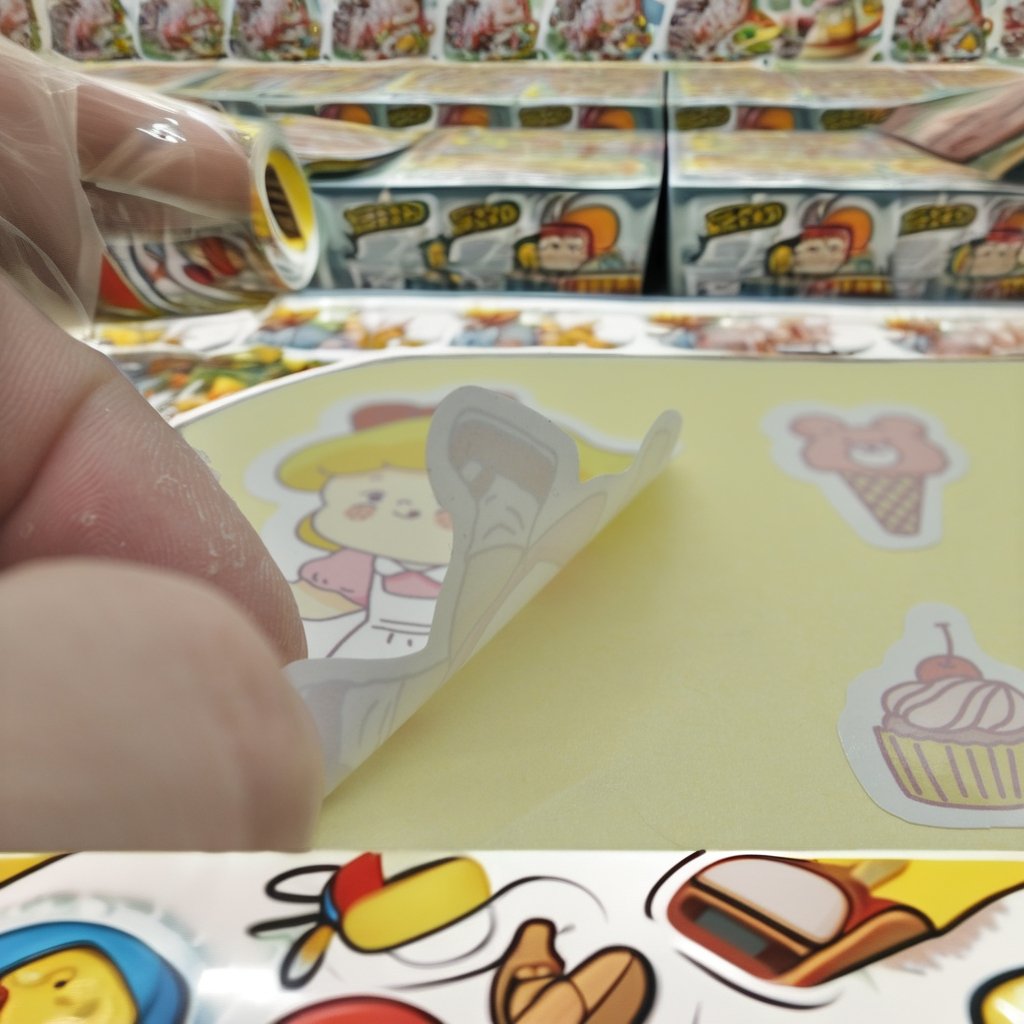 Customized adhesive stickers, logo stickers, laminated cartoon anime waterproof die-cutting vinyl stickers, sticker printing