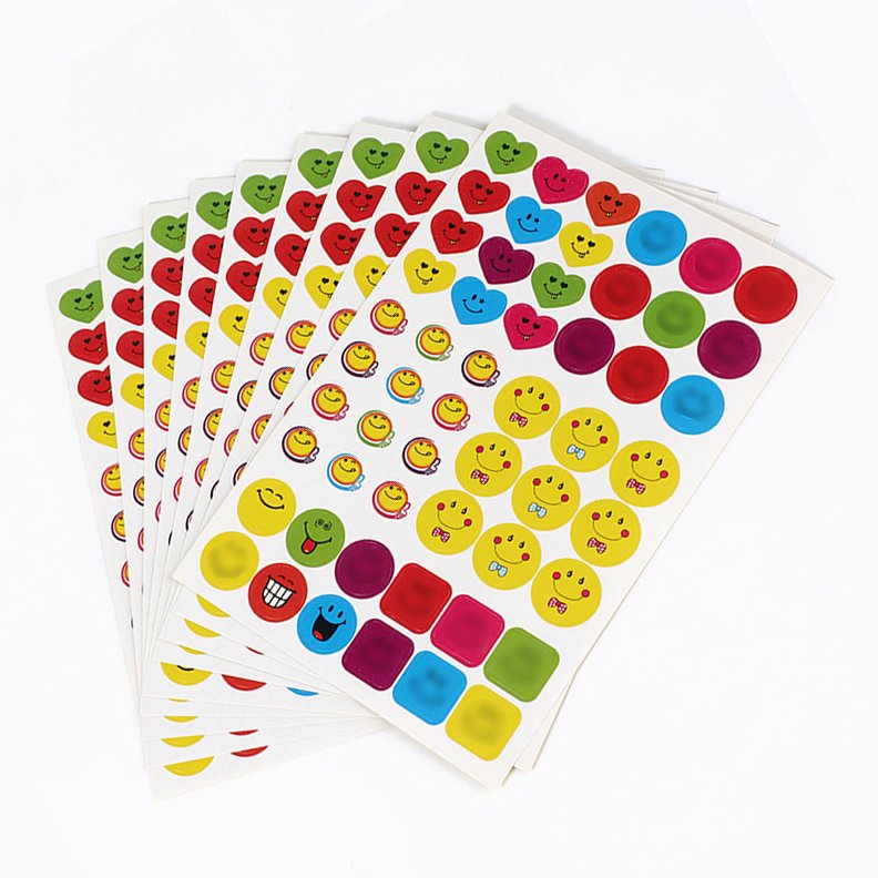 Custom Kids Stickers Wholesale Teacher Rewards Cartoon Sticker Self Adhesive Paper Stationery Decals