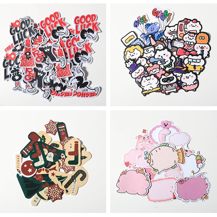 Custom Printed Die Cut Cartoon Stickers For Sales