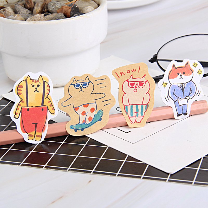 Wholesale newly designed fashion series super quality custom children's cute cartoon stickers