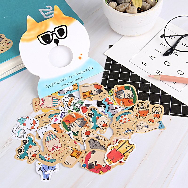 Wholesale newly designed fashion series super quality custom children's cute cartoon stickers