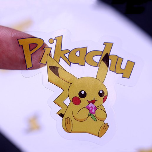 Custom Printing Die Cut Vinyl Stickers , Adhesive Waterproof PVC Label Company Logo Design Cartoon Stickers