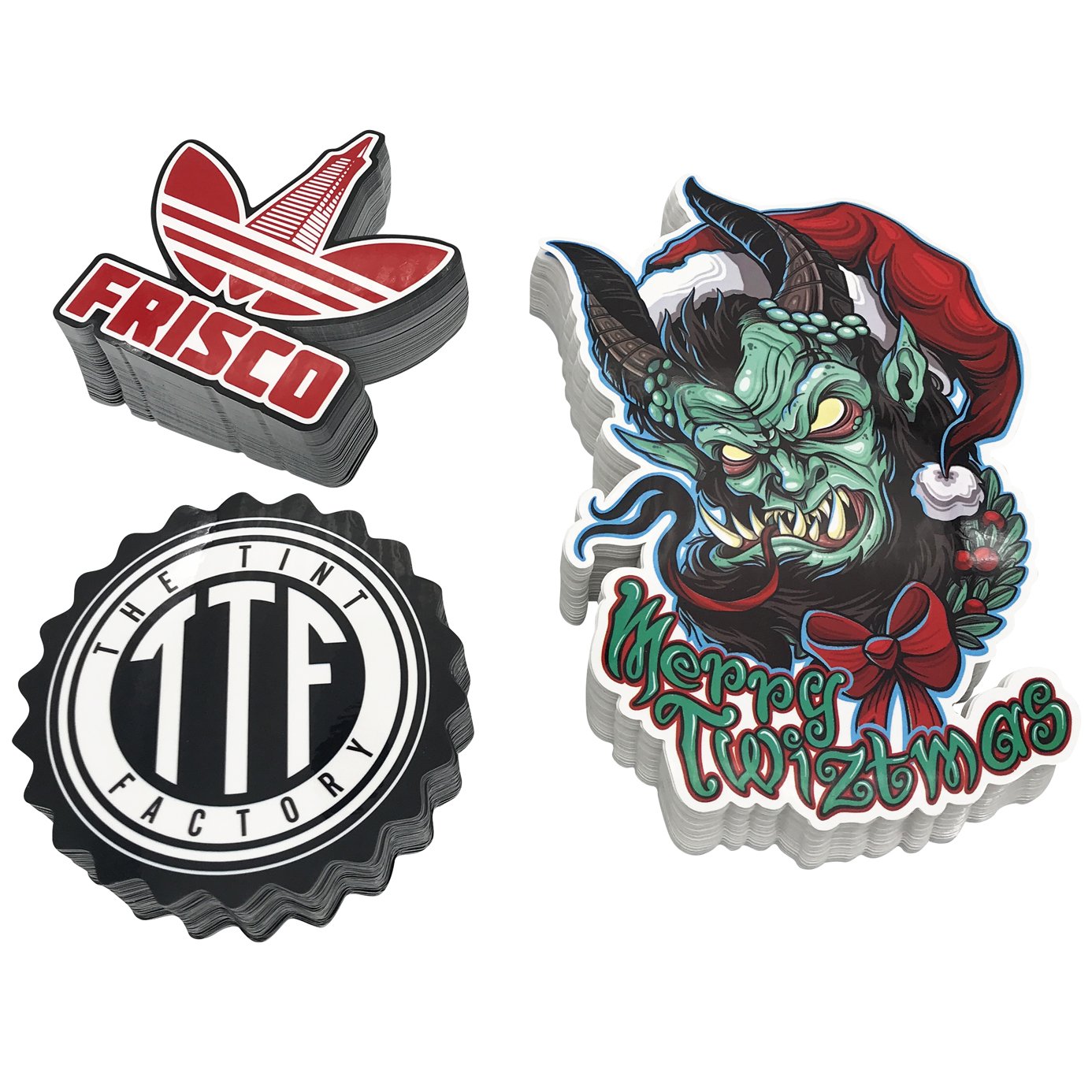 Custom Printing Die Cut Vinyl Stickers , Adhesive Waterproof PVC Label Company Logo Design Cartoon Stickers