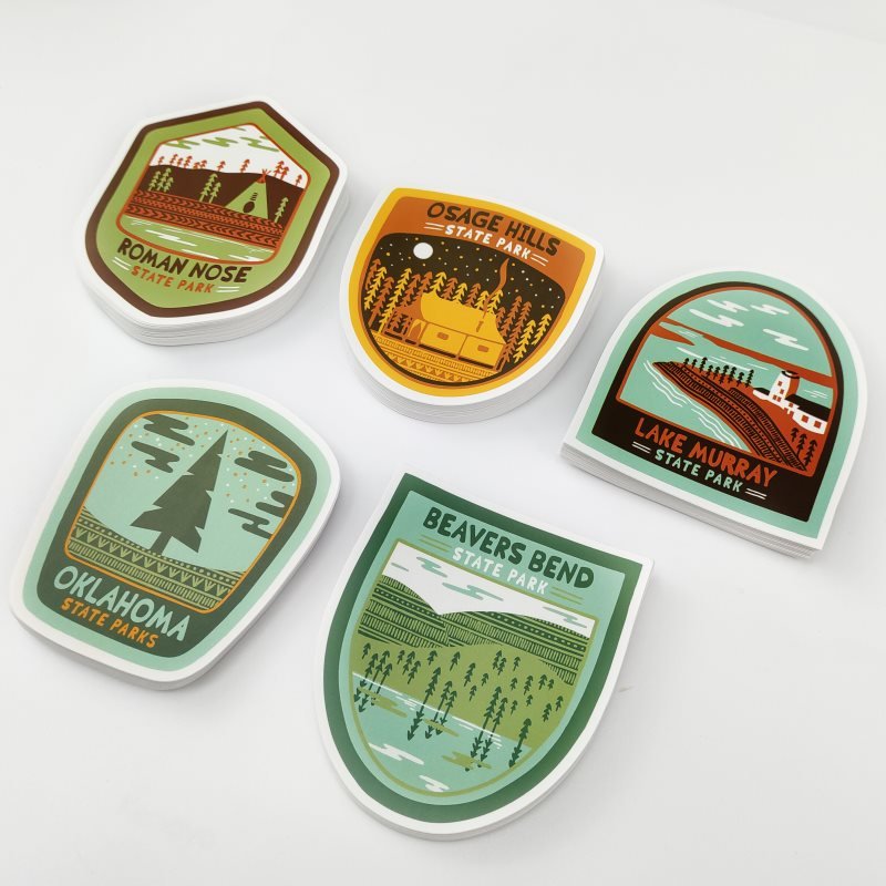 Custom Design Glossy Waterproof Cartoon Stickers With Logo Cartoon Character Stickers