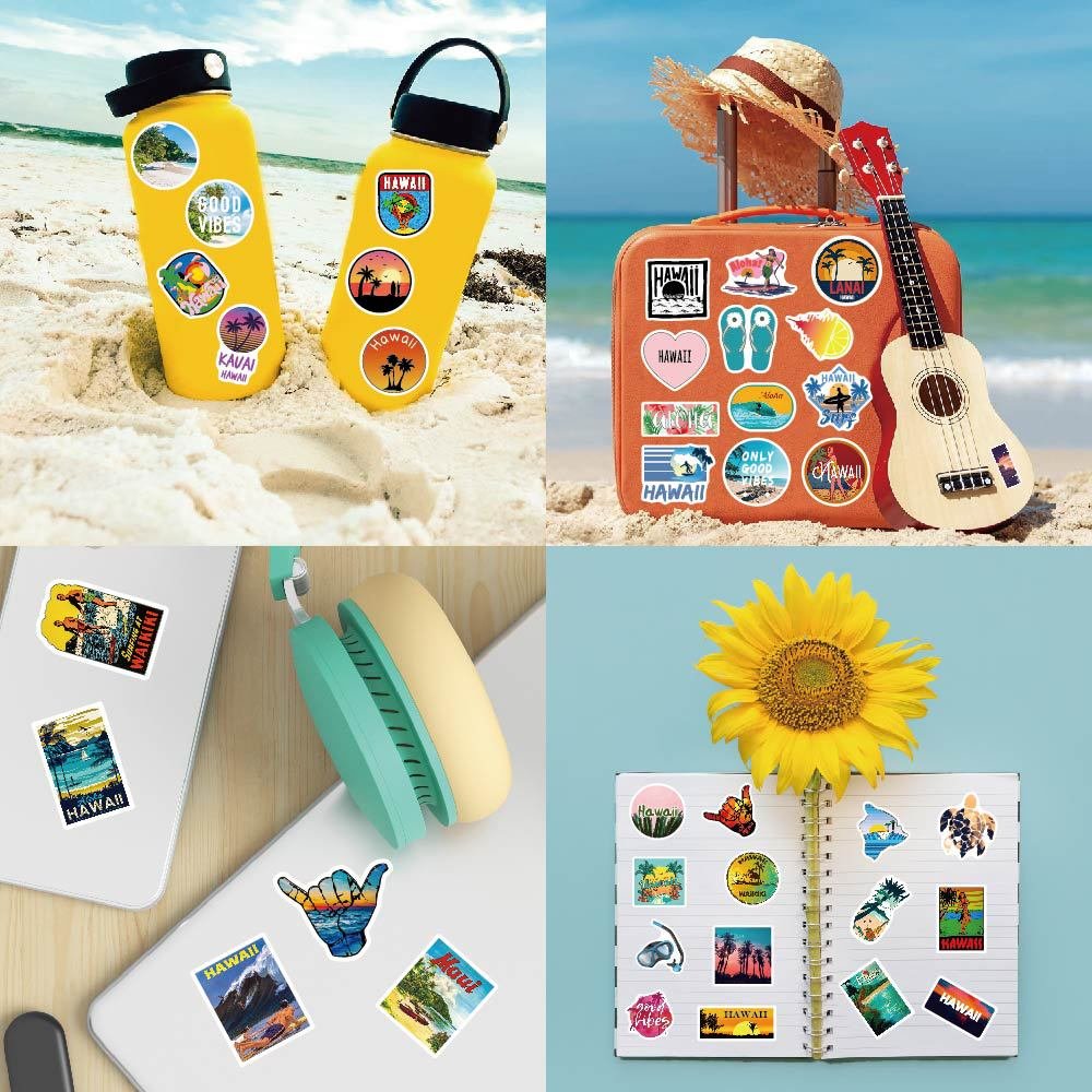 Custom Logo Stickers Outdoor UV Resist Labels Cute Cartoon Stickers Sheet Waterproof Adhesive Vinyl PVC Custom Die Cut Stickers