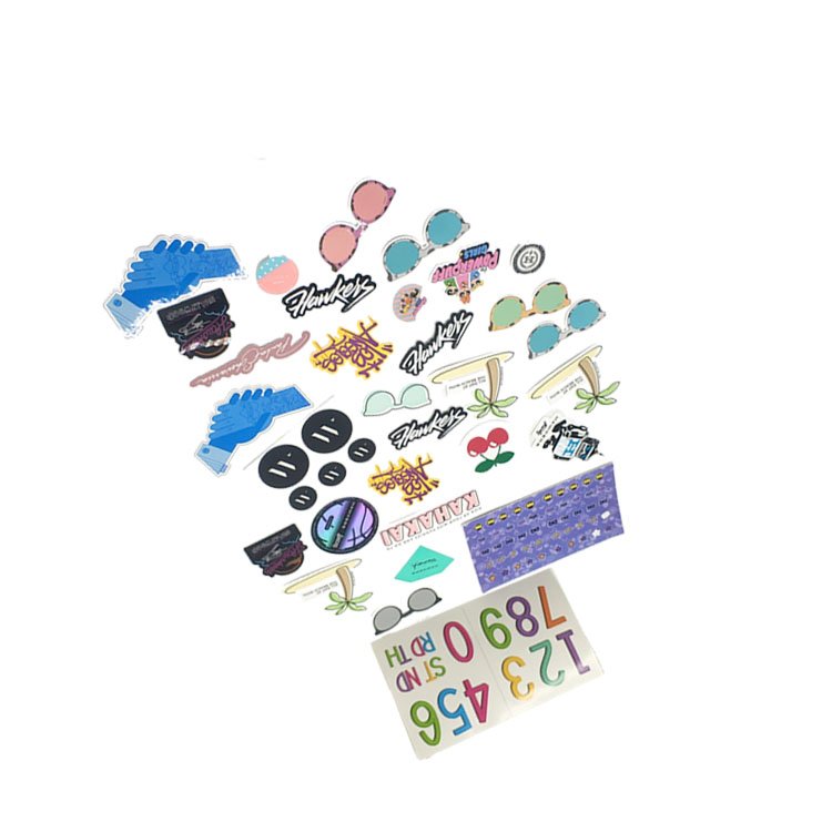 Custom in bulk vinyl stickers cartoon stickers for children room decoration