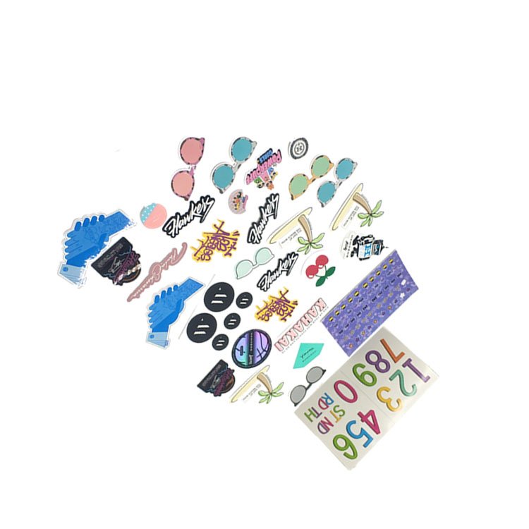 Custom in bulk vinyl stickers cartoon stickers for children room decoration