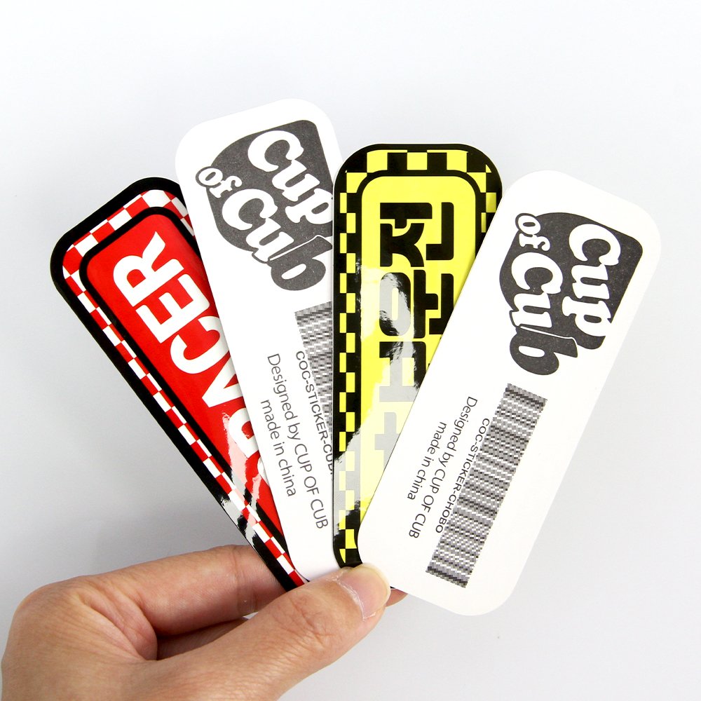 Custom design Die Cut Waterproof cartoon sticker for laptop Vinyl Adhesive Print kiss cut Website QR code Advertising Stickers