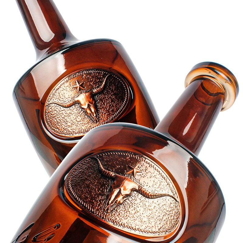 Factory sell self adhesive Bright Gold Embossed Curved Aluminum metal stickers Liquor wine perfume Bottle Label aluminum labels
