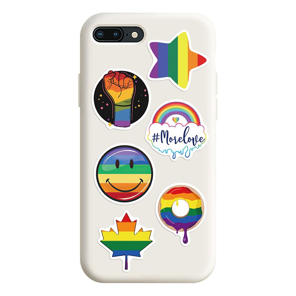 50pcs Colorful Gay Sticker Waterproof Graffiti Decals Diy Laptop Skateboard Water Bottle Phone Case Decoration Party Stickers