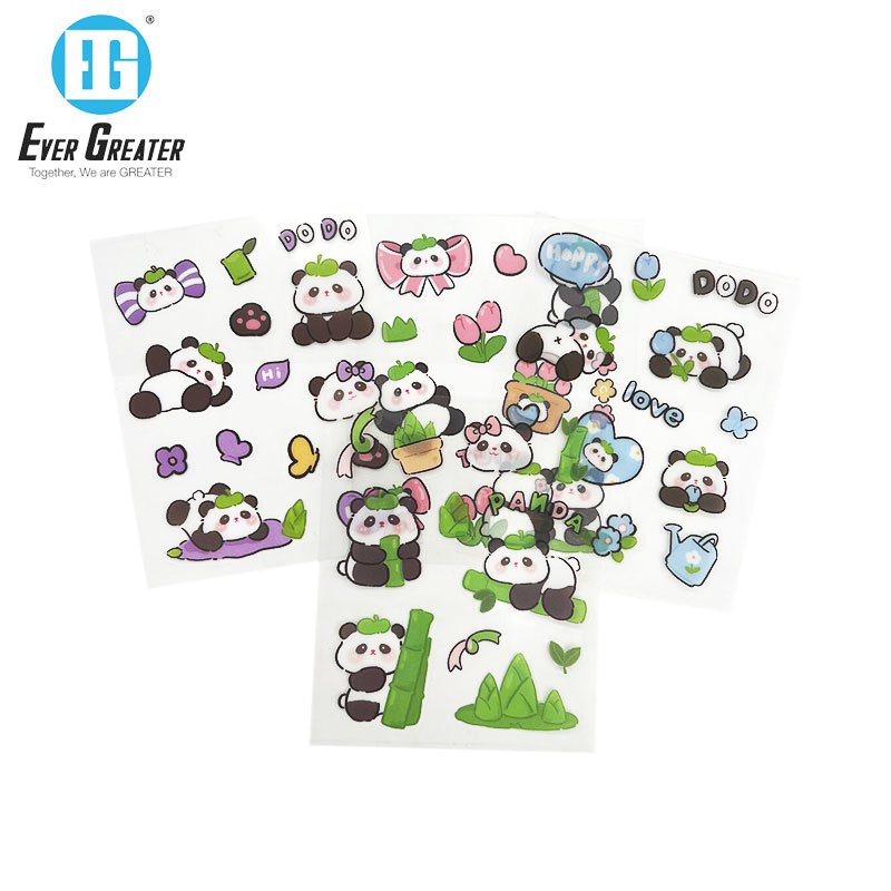 Custom LOGO Decal Pvc Sticker Exclusive Custom Cartoon Sticker For Car