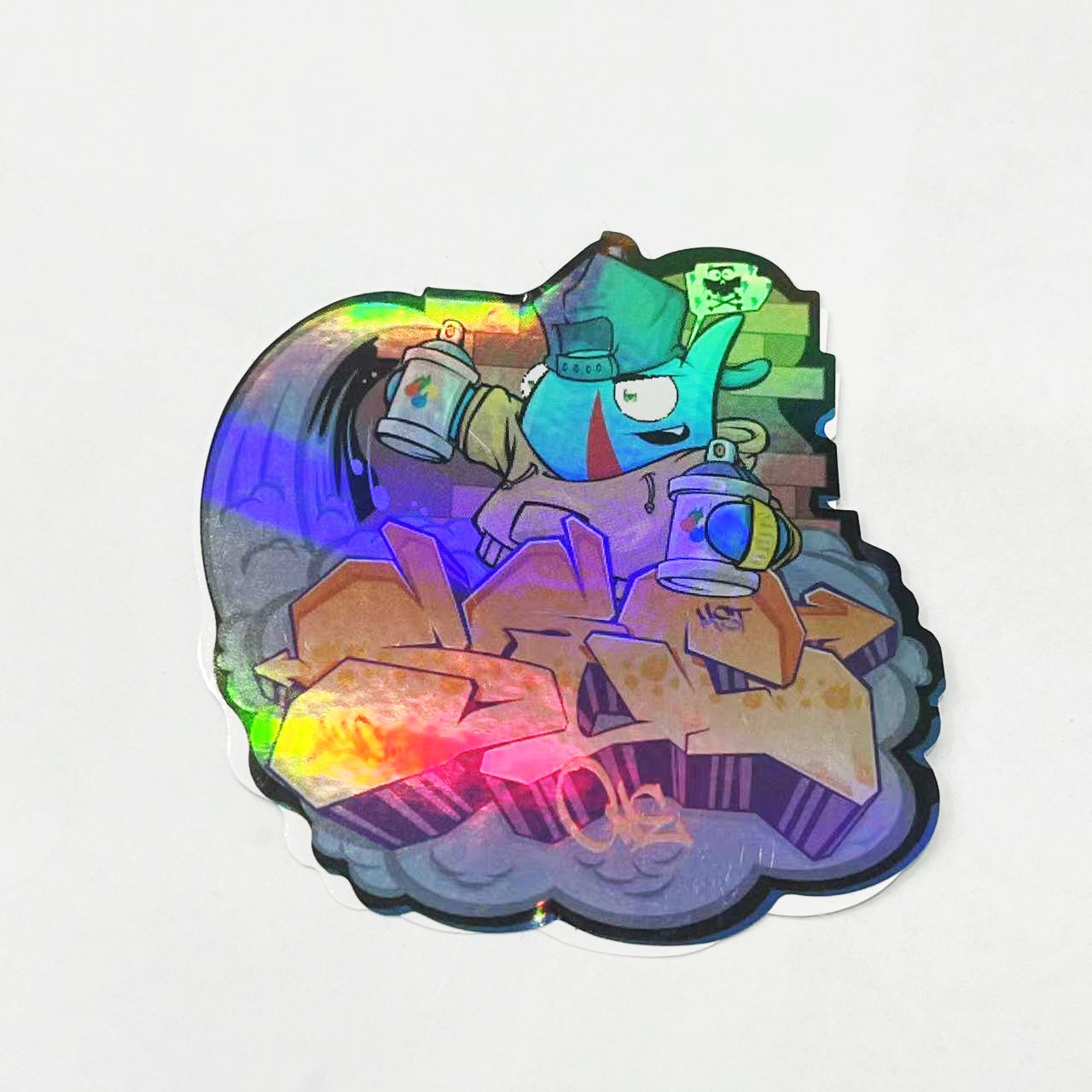 Custom Logo Die Cut Stickers Waterproof Anime Stickers Holographic Label Holograms Laser Label Stickers and Decals