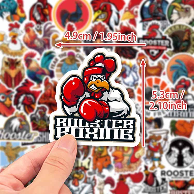 Custom Cute Cartoon Sticker Die Cut PVC Holographic Label Sticker Self Adhesive Waterproof Decorative Stickers