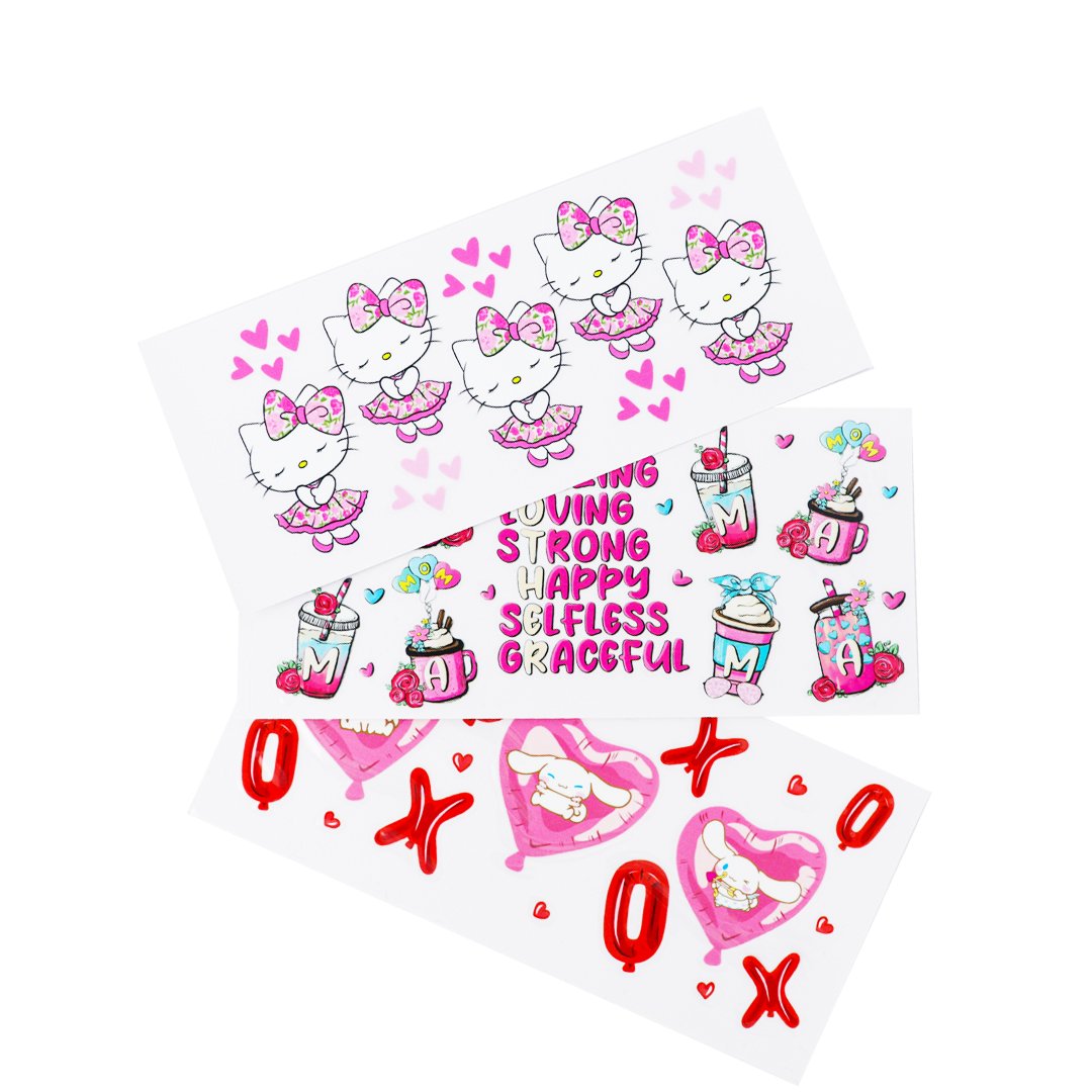 Personalized Adhesive PVC Custom Die Cut Stickers Printing Waterproof Cute Logo Design Cartoon Vinyl Sticker