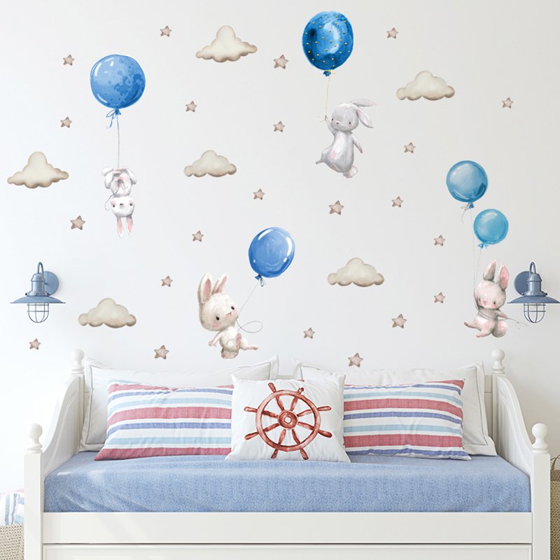 Custom Rainbow Wall Sticker Kids Room Cartoon Wall Sticker Home Decoration wall sticker decoration