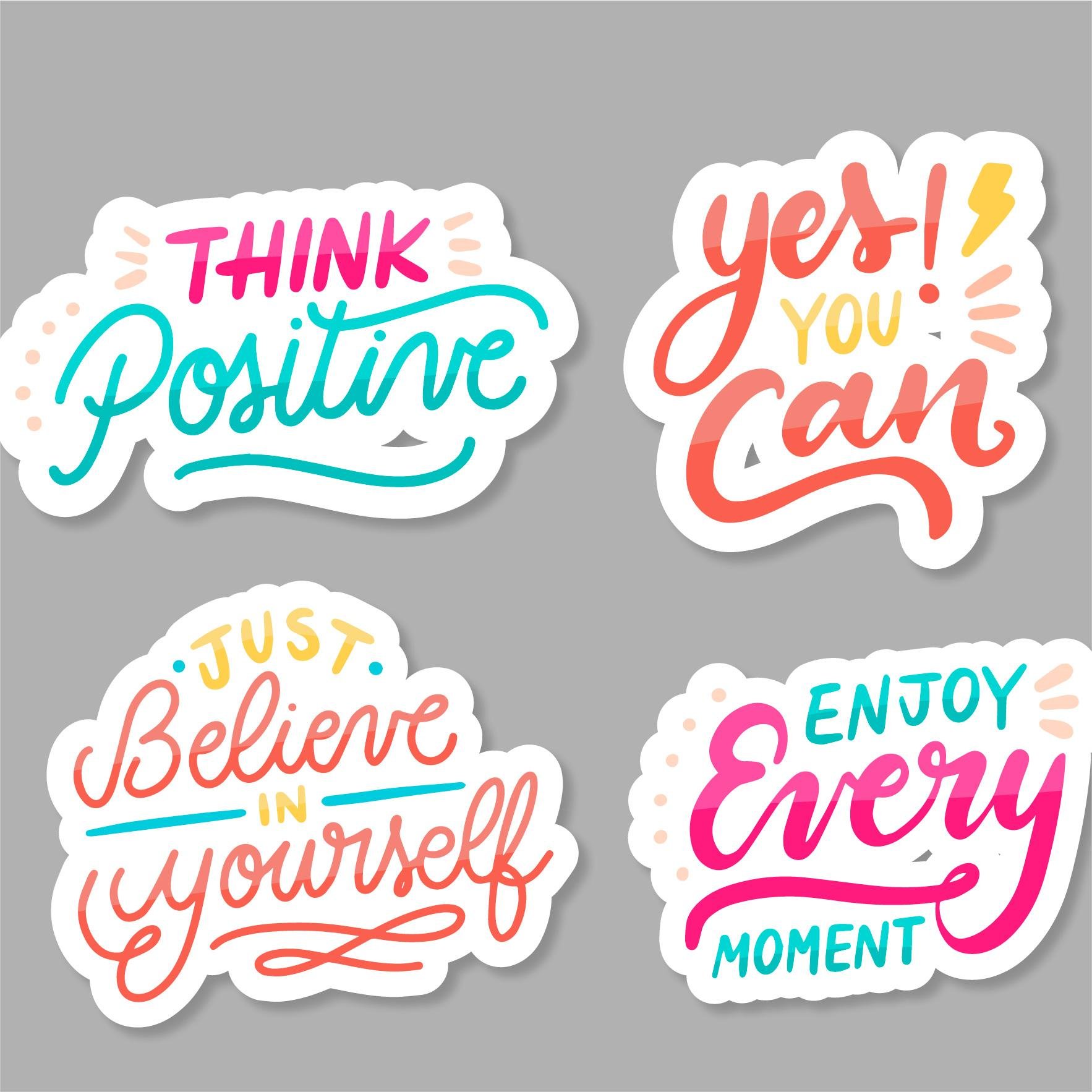 Top Ranking Hot Sale Custom Stickers Printing Color Logo Waterproof Adhesive Bopp Vinyl Logo Cartoon Car Sticker