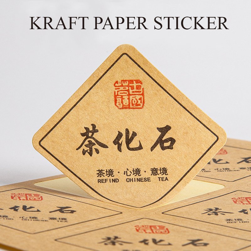 China Factory Supply Label Logo Decal Stickers Manufacturing Large Die Cut Stickers Floor Tiles Waterproof Warranty Sticker