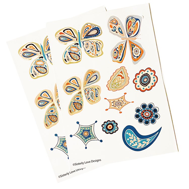 Custom Logo Advertising Promotion Sticker Sheet Self-Adhesive Vinyl Custom Kiss Cut Stickers Sheet