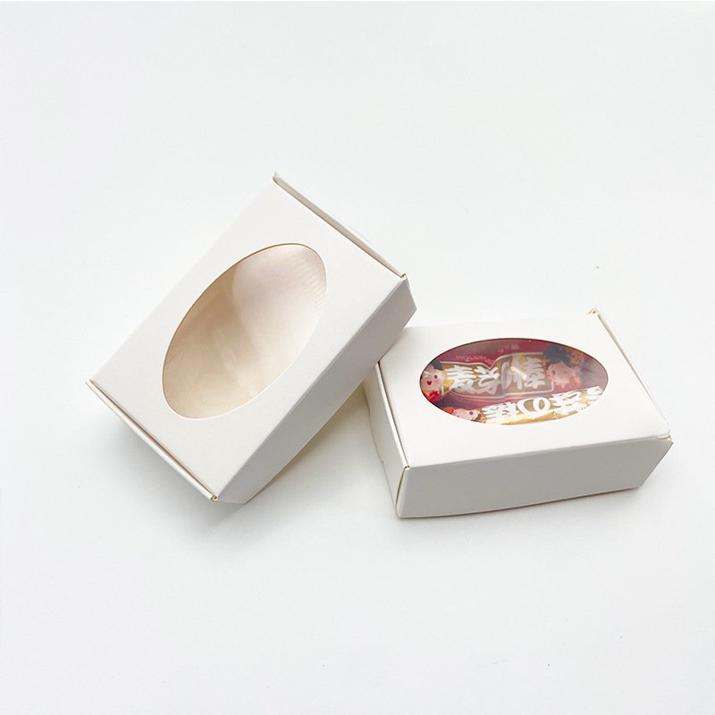 Packing Box With Window Packing Boxes For Small Business Custom Logo Clear Boxes For Gift Pack