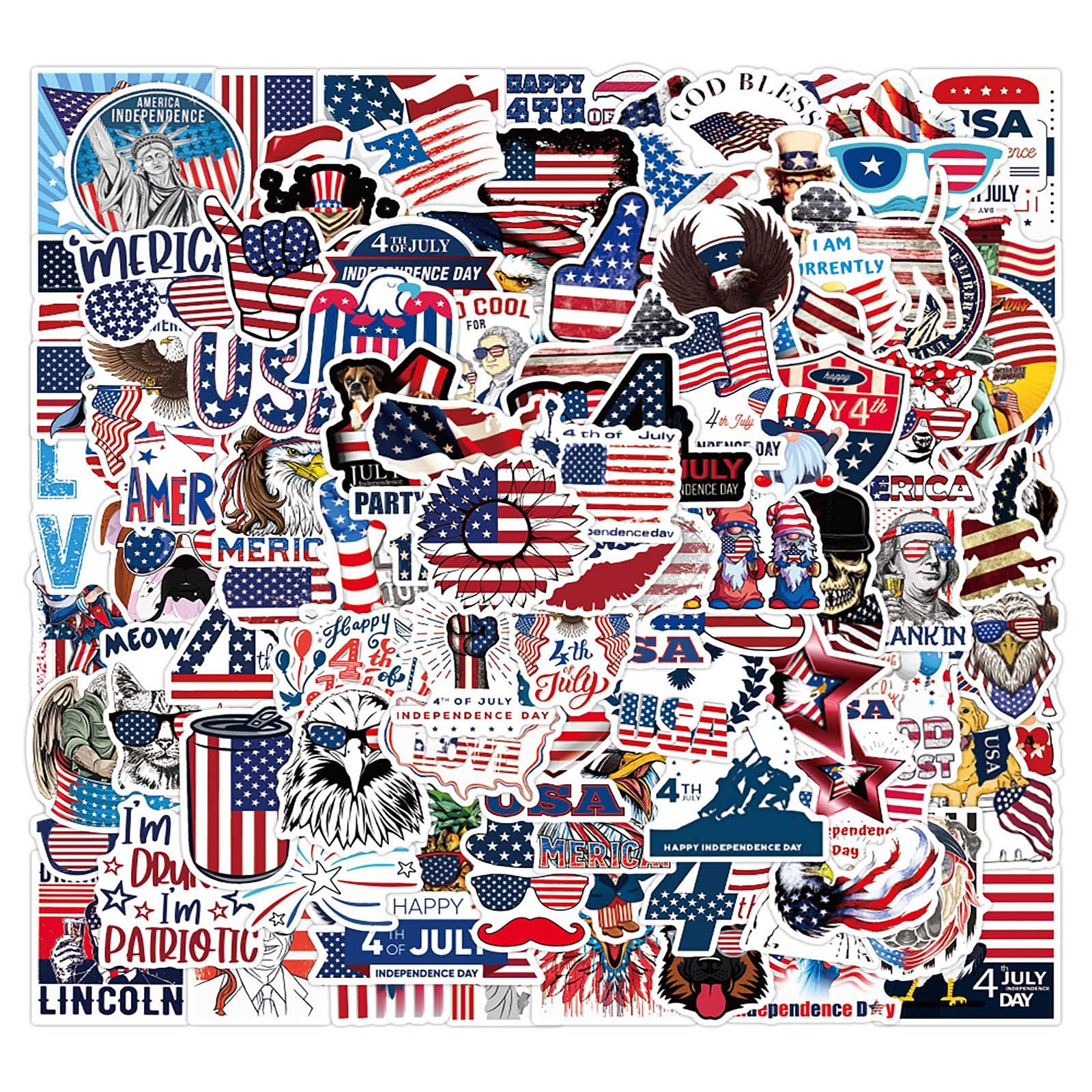 Custom Waterproof Adhesive American Cartoon Stickers Great For Diy Projects Cut Vinyl Sticker